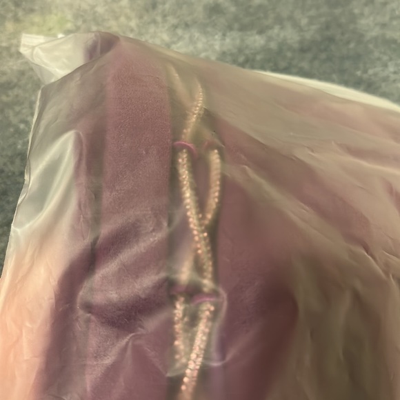 Imogen Diamante Rope Strapless Midi Dress With Split - Grape - Picture 7 of 10